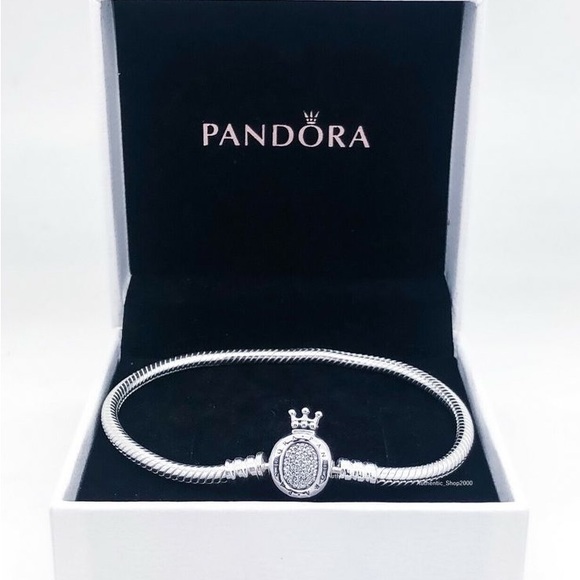 💗 Pandora Crown O bracelet - size 18 💗 - Picture 7 of 9